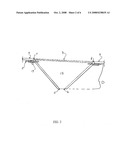 Self aligning trailer hitch diagram and image