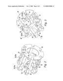 Coupling device for a fluid line diagram and image