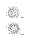 Coupling device for a fluid line diagram and image