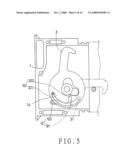 Structure of a hooked fastener diagram and image