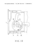 Structure of a hooked fastener diagram and image