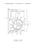 Structure of a hooked fastener diagram and image