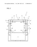 Cab reinforcement structure and work machine cab diagram and image