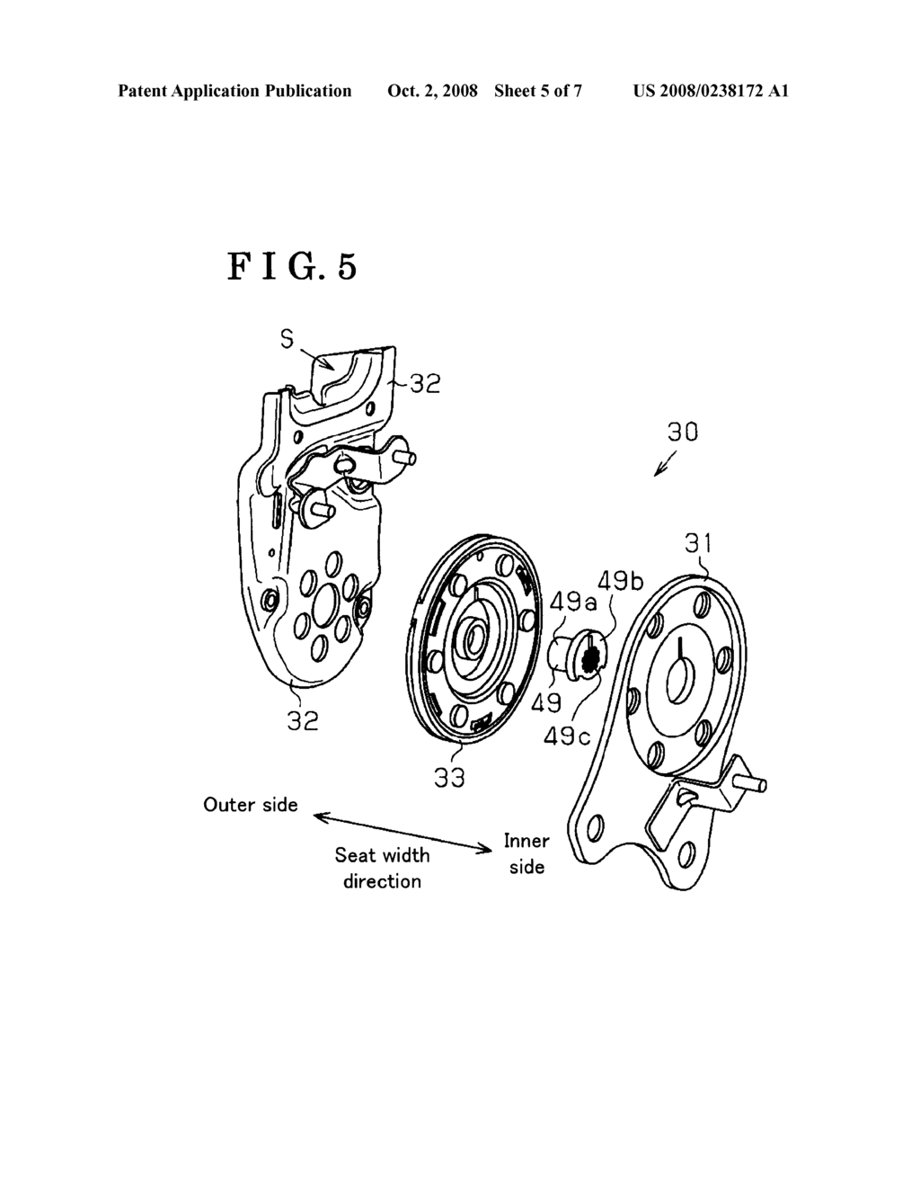 SEAT RECLINING APPARATUS FOR VEHICLE - diagram, schematic, and image 06