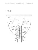 Temperature reduction for top pinch of arc lamp diagram and image