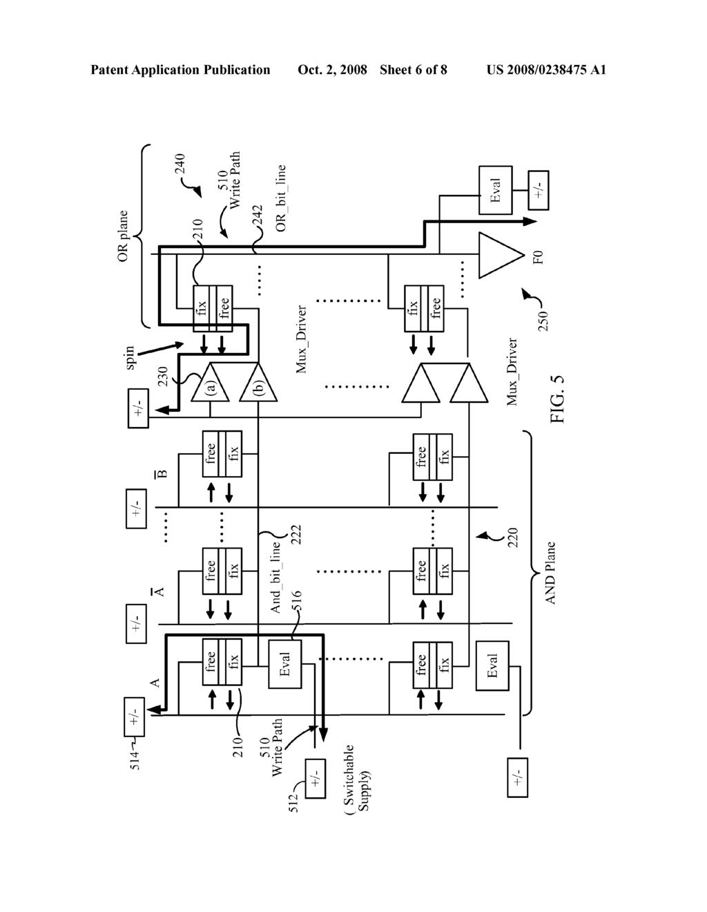 Software Programmable Logic Using Spin Transfer Torque Magnetoresistive Random Access Memory - diagram, schematic, and image 07