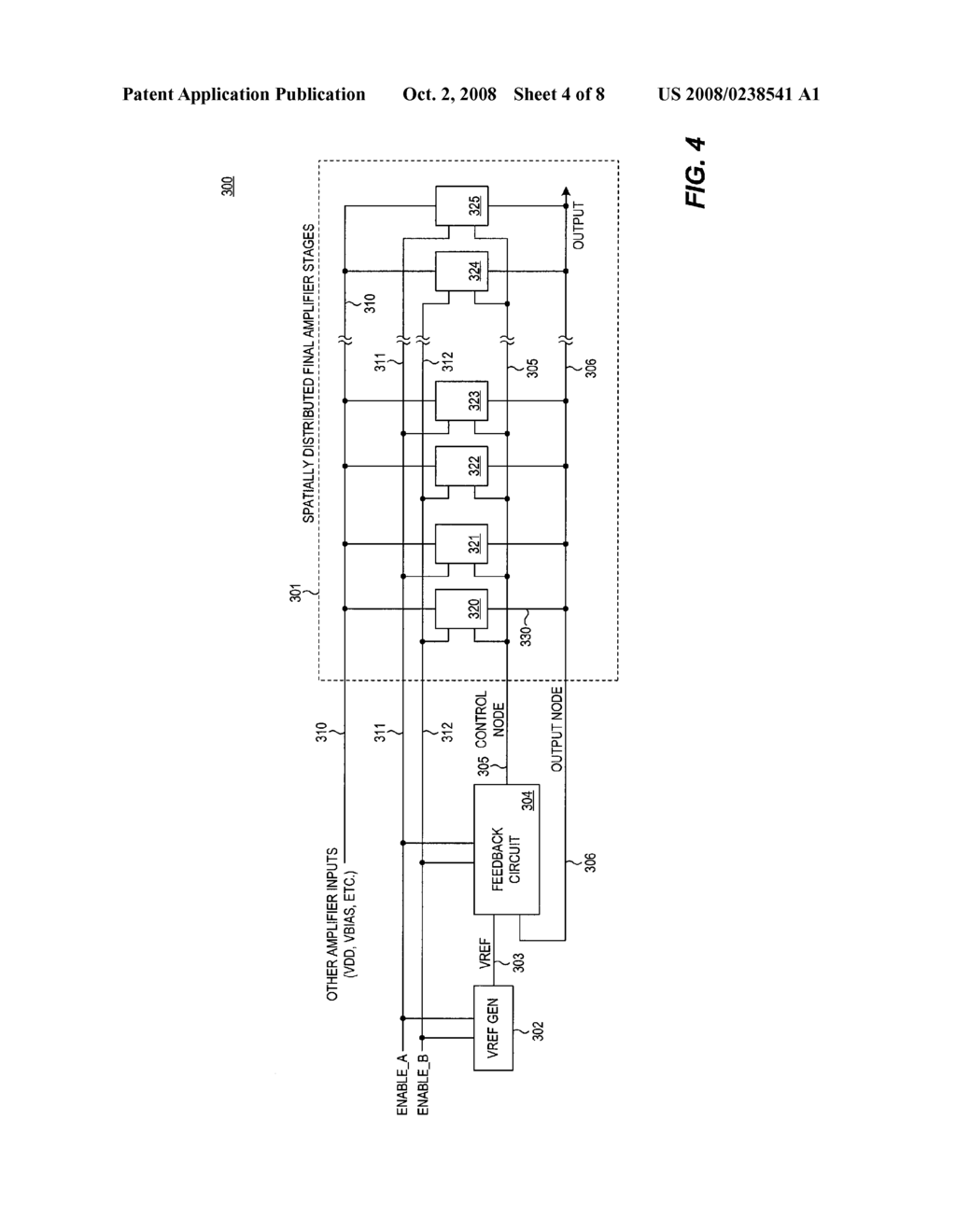 SPATIALLY DISTRIBUTED AMPLIFIER CIRCUIT - diagram, schematic, and image 05