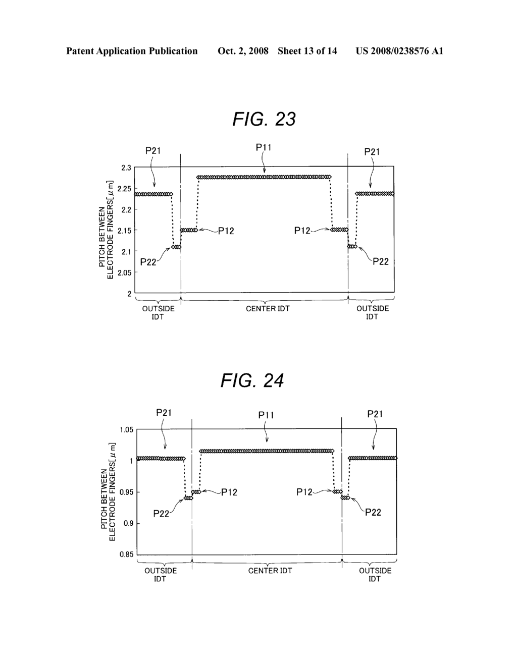 LONGITUDINALLY COUPLED RESONATOR-TYPE SURFACE ACOUSTIC WAVE FILTER - diagram, schematic, and image 14