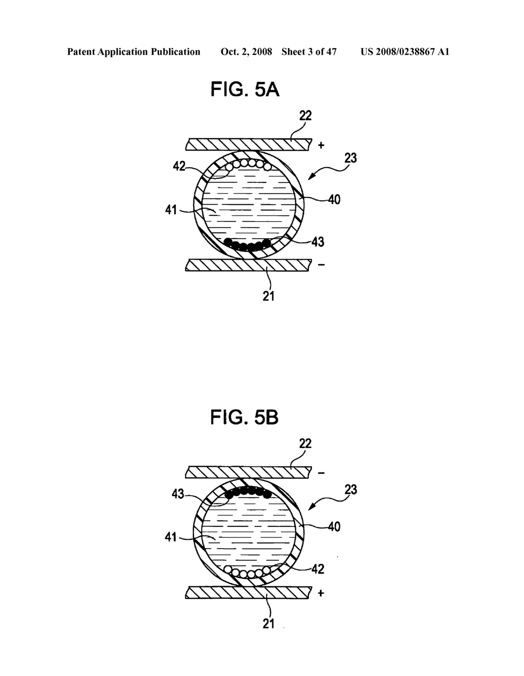 Electrophoretic display device, method of driving electrophoretic device, and electronic apparatus - diagram, schematic, and image 04