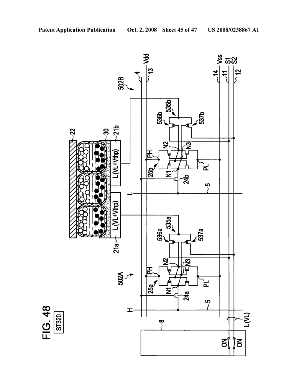 Electrophoretic display device, method of driving electrophoretic device, and electronic apparatus - diagram, schematic, and image 46