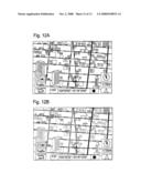 Display method and apparatus for adjusting contrast of map elements for navigation system diagram and image