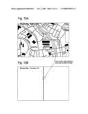 Display method and apparatus for adjusting contrast of map elements for navigation system diagram and image