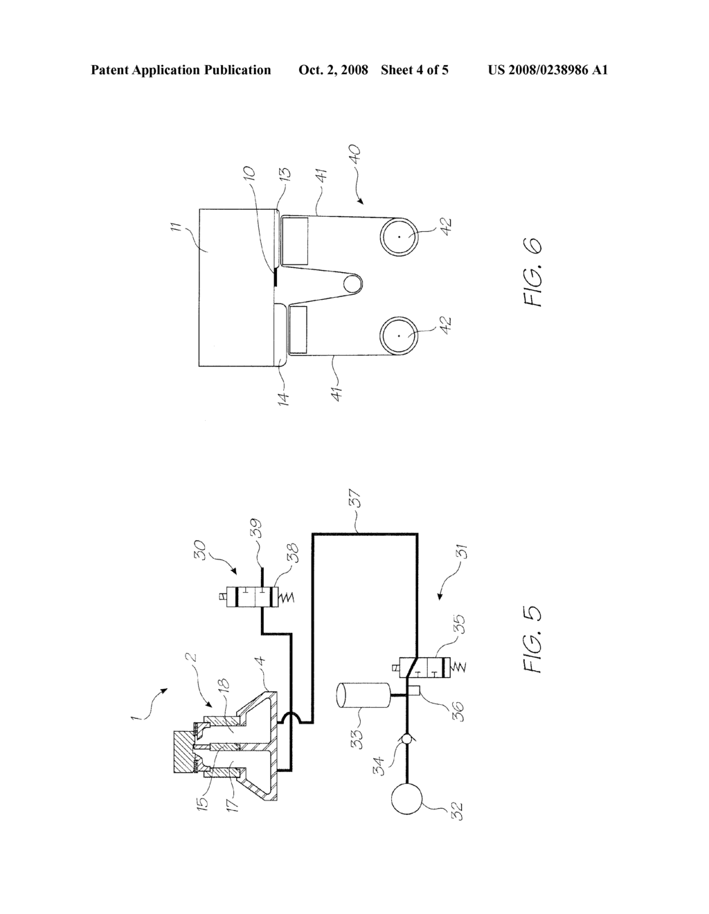 Pagewidth Printer With A Printhead Maintenance Station Having A Capping Chamber With Inlet And A Vacuum Channels - diagram, schematic, and image 05