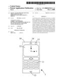 DEVICE AND METHOD FOR ADJUSTING ORIENTATION OF A DATA REPRESENTATION DISPLAYED ON A DISPLAY diagram and image