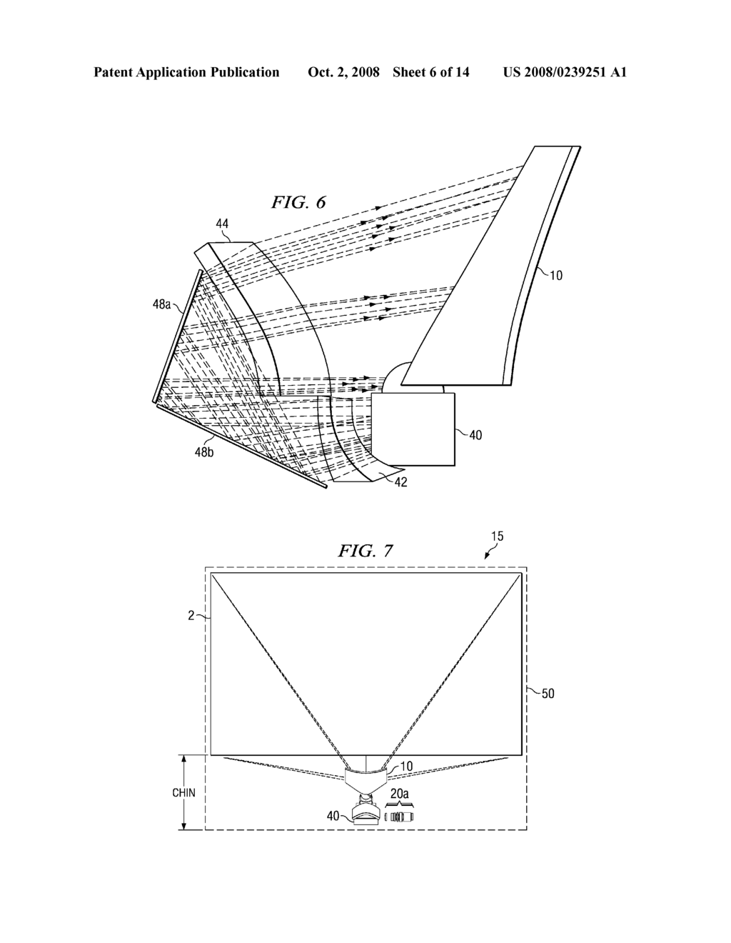 Optical System for a Thin, Low-Chin, Projection Television - diagram, schematic, and image 07