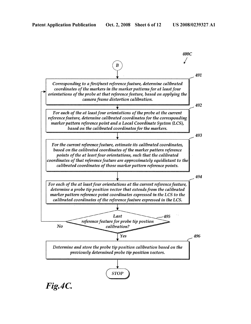 GLOBAL CALIBRATION FOR STEREO VISION PROBE - diagram, schematic, and image 07