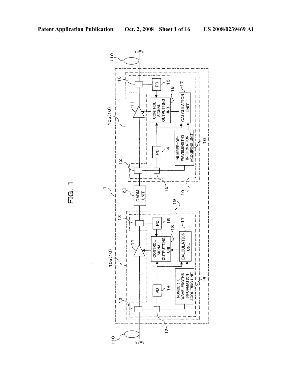 GAIN CONTROL APPARATUS, OPTICAL TRANSMISSION APPARATUS, GAIN CONTROL METHOD FOR OPTICAL AMPLIFIER, AND WAVELENGTH MULTIPLEX OPTICAL TRANSMISSION SYSTEM - diagram, schematic, and image 02