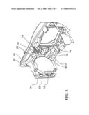 Head mounted display device diagram and image