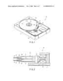 Suspension for disc drive diagram and image