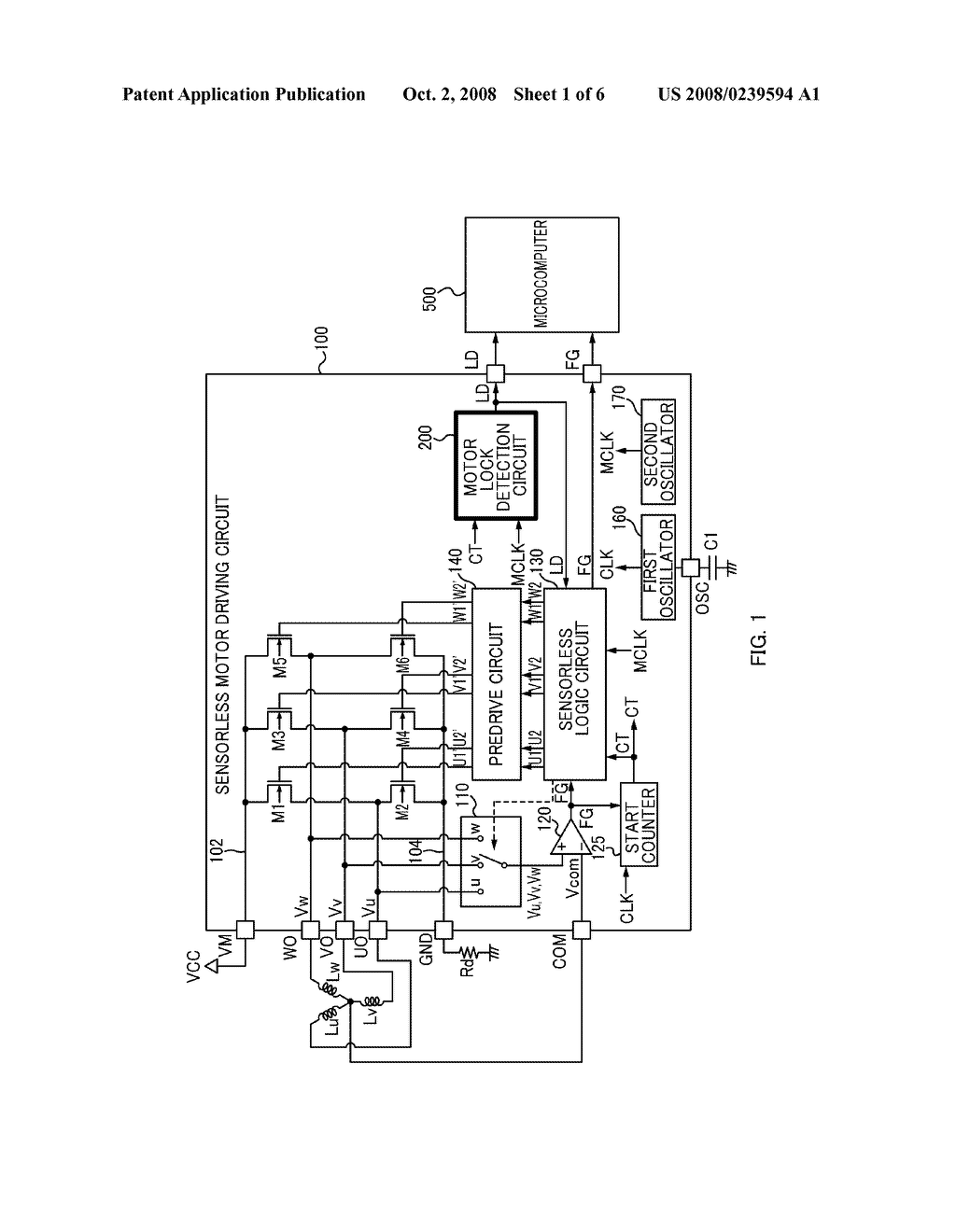 Motor Lock Detection Circuit - diagram, schematic, and image 02