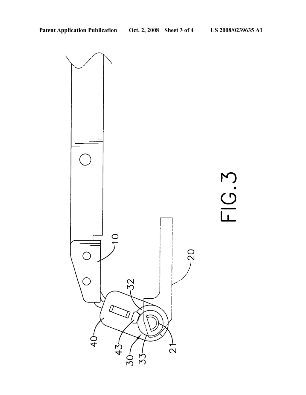 Notebook computer hinge - diagram, schematic, and image 04