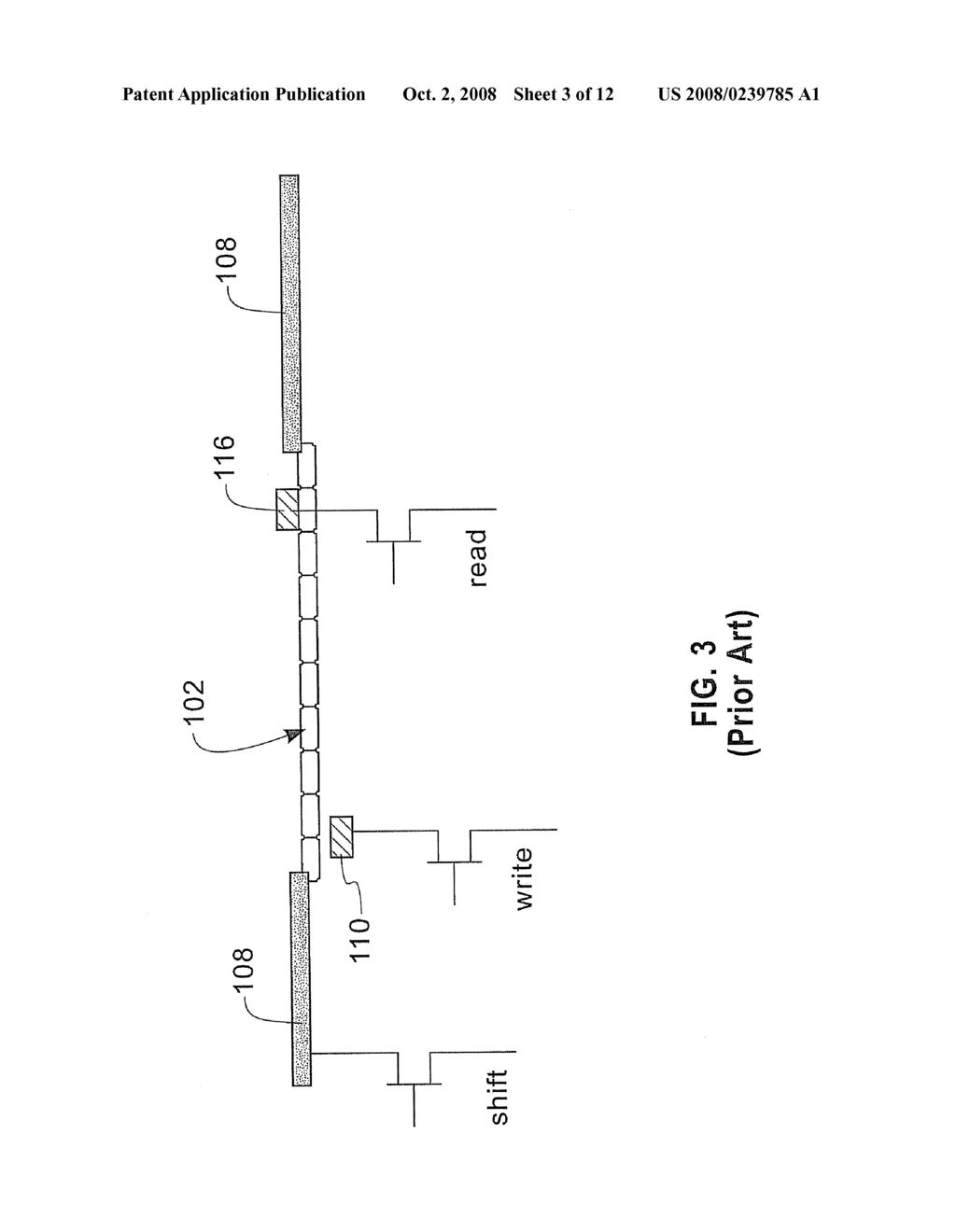 HIGH DENSITY PLANAR MAGNETIC DOMAIN WALL MEMORY APPARATUS - diagram, schematic, and image 04