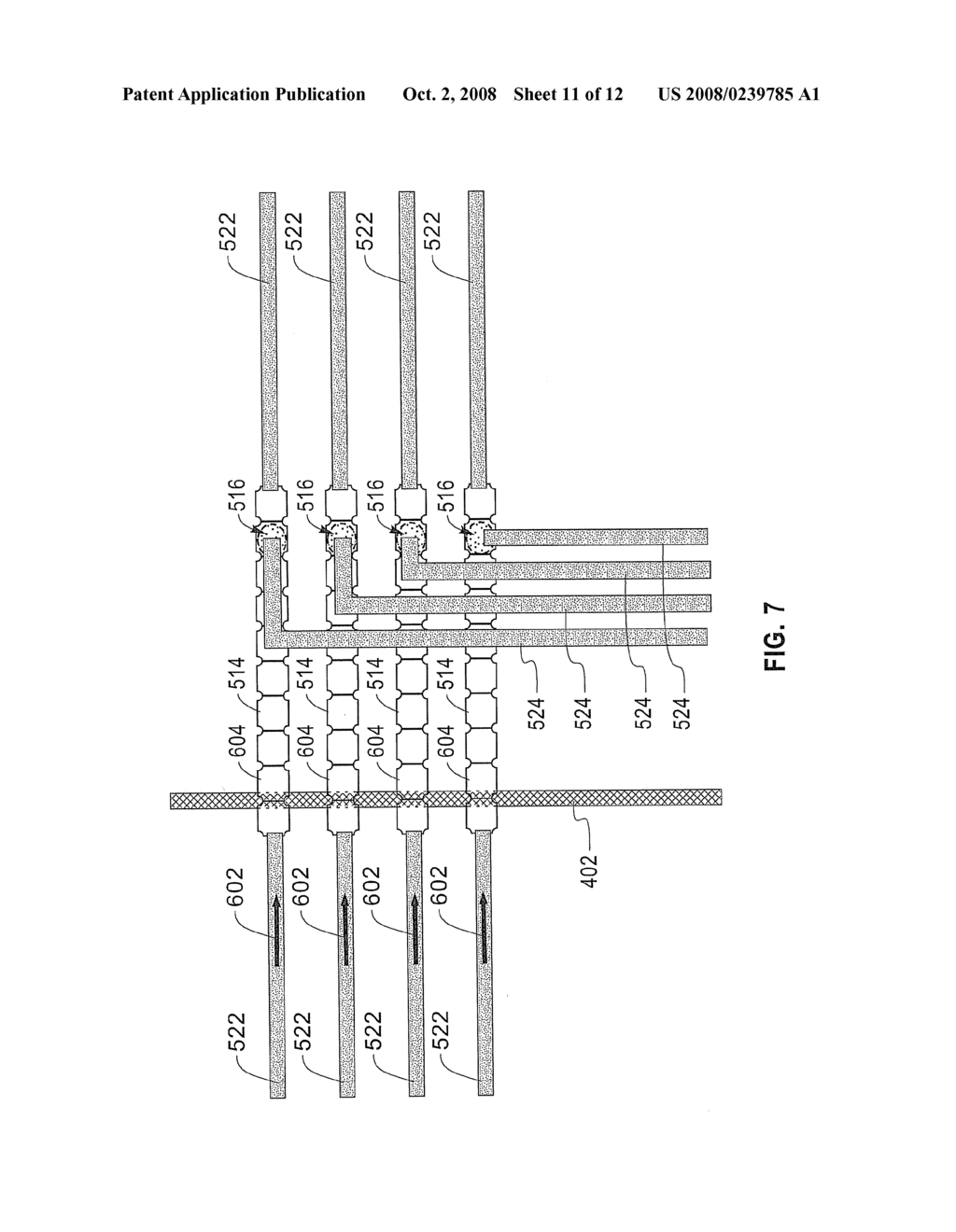 HIGH DENSITY PLANAR MAGNETIC DOMAIN WALL MEMORY APPARATUS - diagram, schematic, and image 12