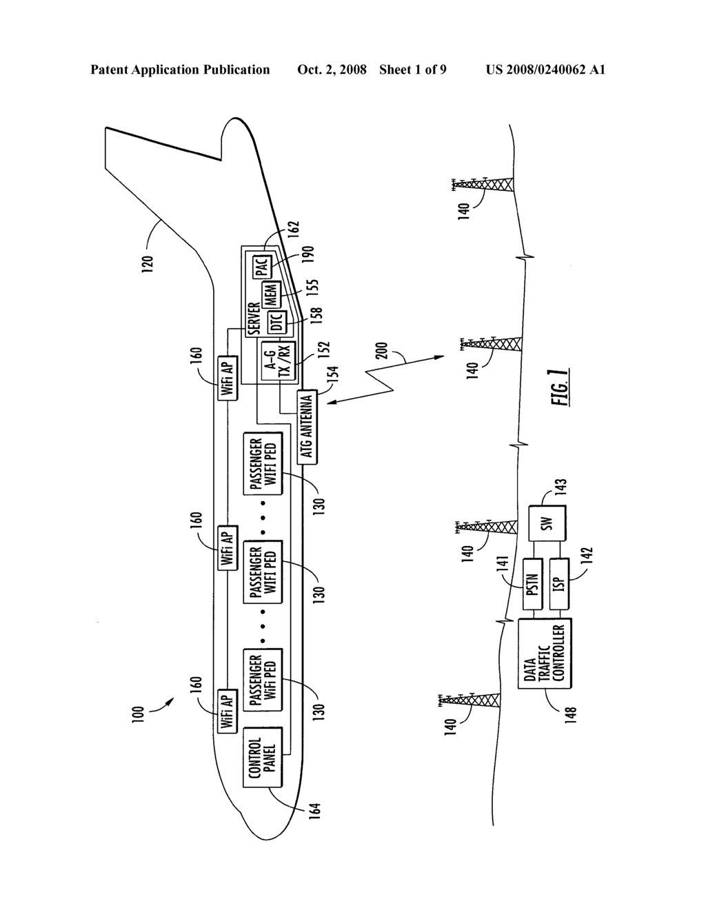 AIRCRAFT COMMUNICATIONS SYSTEM WITH NETWORK SELECTION CONTROLLER AND ASSOCIATED METHODS - diagram, schematic, and image 02