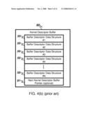 METHOD AND APPARATUS FOR WRITING NETWORK PACKETS INTO COMPUTER MEMORY diagram and image