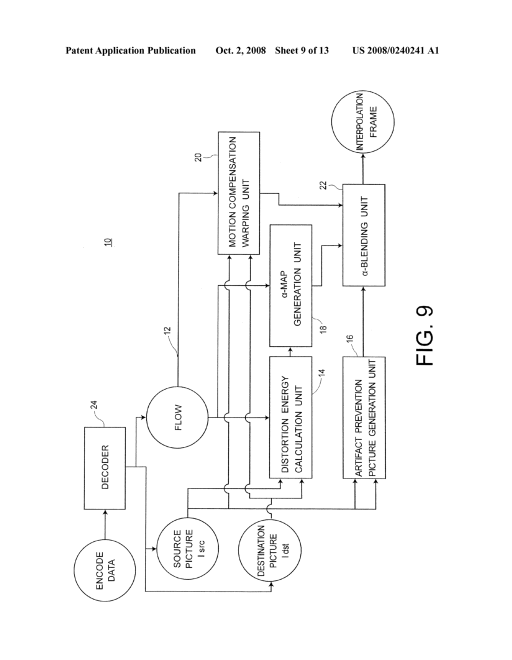 FRAME INTERPOLATION APPARATUS AND METHOD - diagram, schematic, and image 10