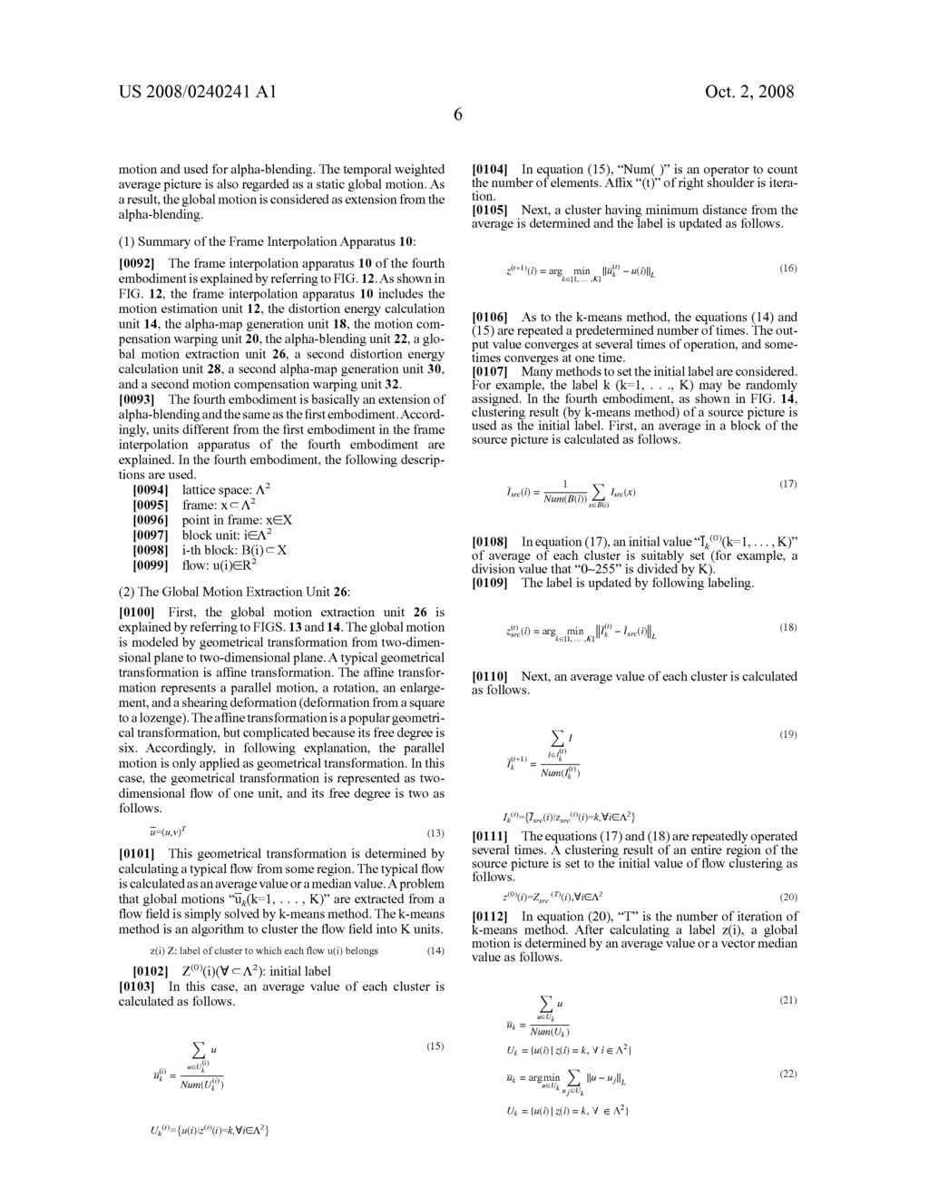 FRAME INTERPOLATION APPARATUS AND METHOD - diagram, schematic, and image 20