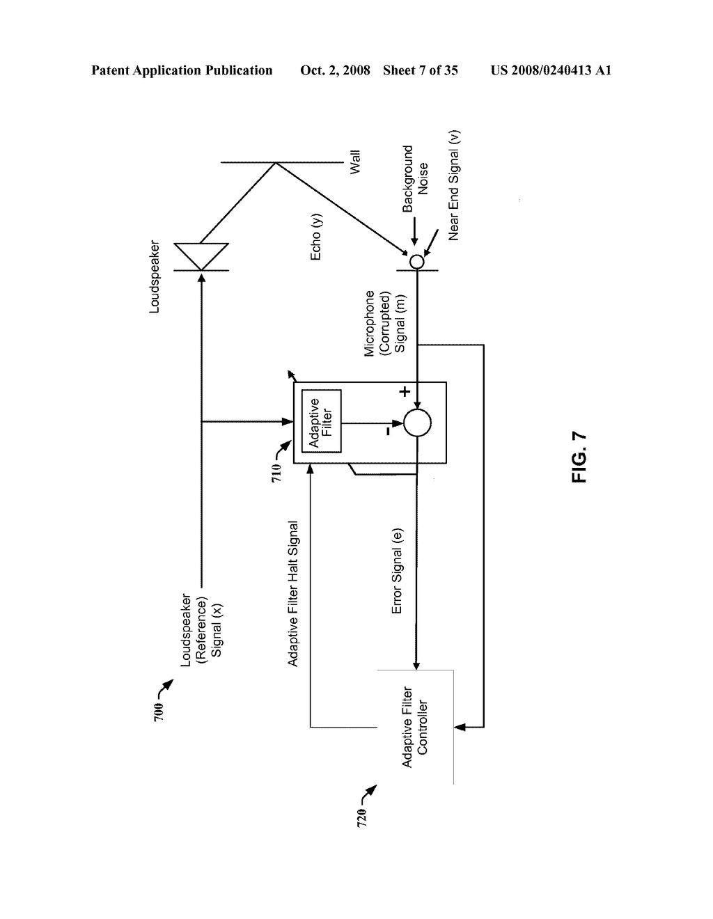 CROSS-CORRELATION BASED ECHO CANCELLER CONTROLLERS - diagram, schematic, and image 08