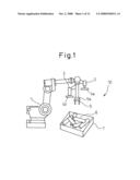 APPARATUS FOR PICKING UP OBJECTS diagram and image