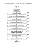 Image processing for image deformation diagram and image