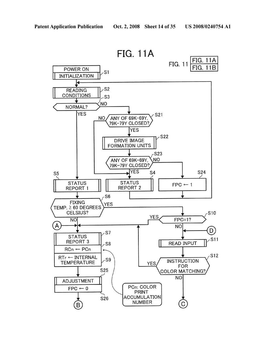 IMAGE FORMING SYSTEM AND METHOD OF DETECTING COLOR MISREGISTRATION - diagram, schematic, and image 15