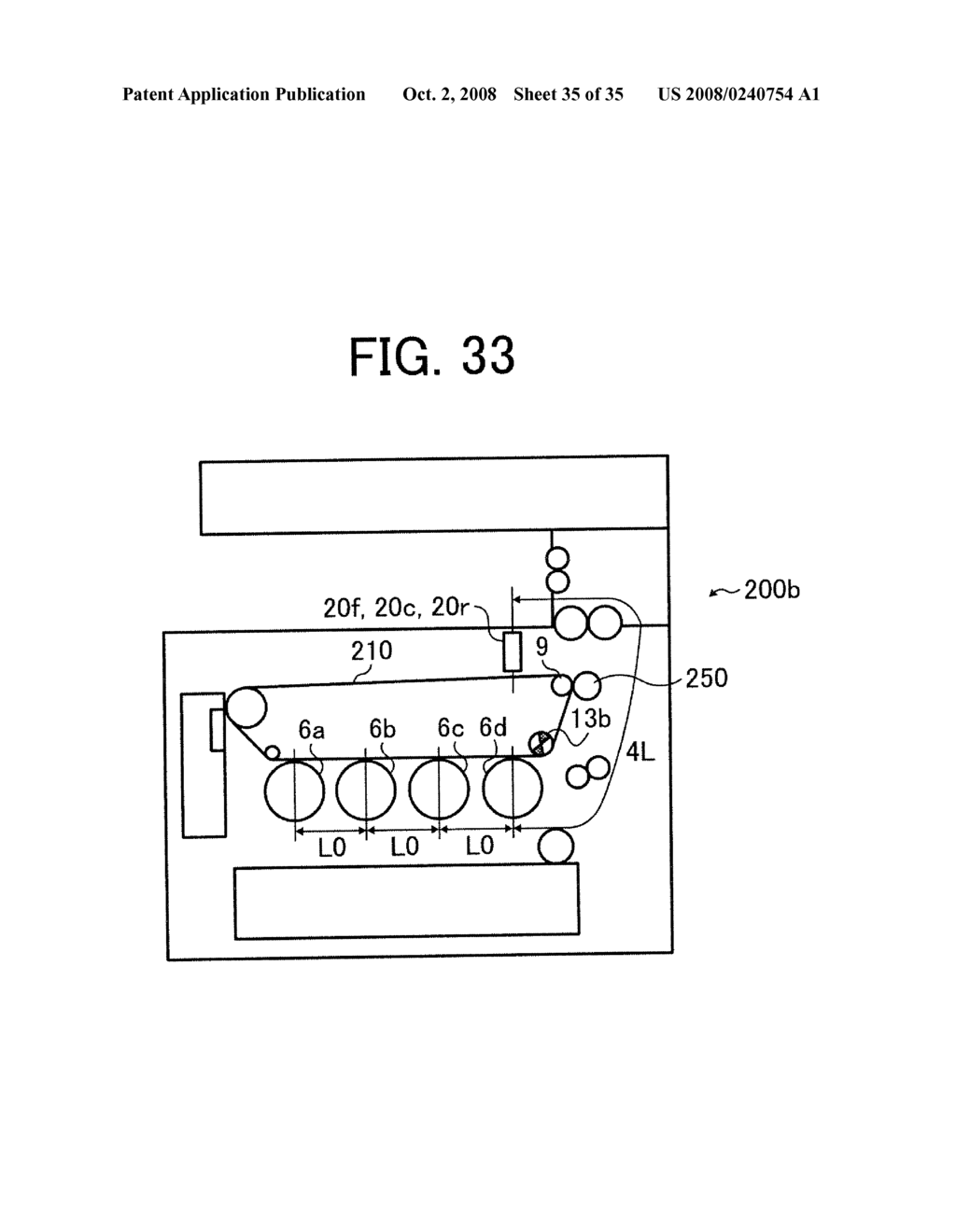 IMAGE FORMING SYSTEM AND METHOD OF DETECTING COLOR MISREGISTRATION - diagram, schematic, and image 36