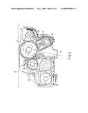 IMAGE FORMING APPARATUS WITH SELECTIVELY MOVABLE TRANSFER ROLLERS diagram and image