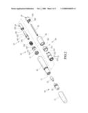 PRESS-TYPE COSMETIC CONTAINER WITH ANTI-PRESS MEANS diagram and image