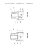 PRESS-TYPE COSMETIC CONTAINER WITH ANTI-PRESS MEANS diagram and image