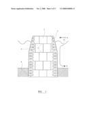 ASSEMBLY FOR DISSIPATING WAVE ENERGY THROUGH DIFFRACTION diagram and image