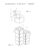 ASSEMBLY FOR DISSIPATING WAVE ENERGY THROUGH DIFFRACTION diagram and image