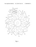 Method of Pumping Gaseous Matter via a Supersonic Centrifugal Pump diagram and image