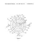 Intermediate casing for a gas turbine engine diagram and image