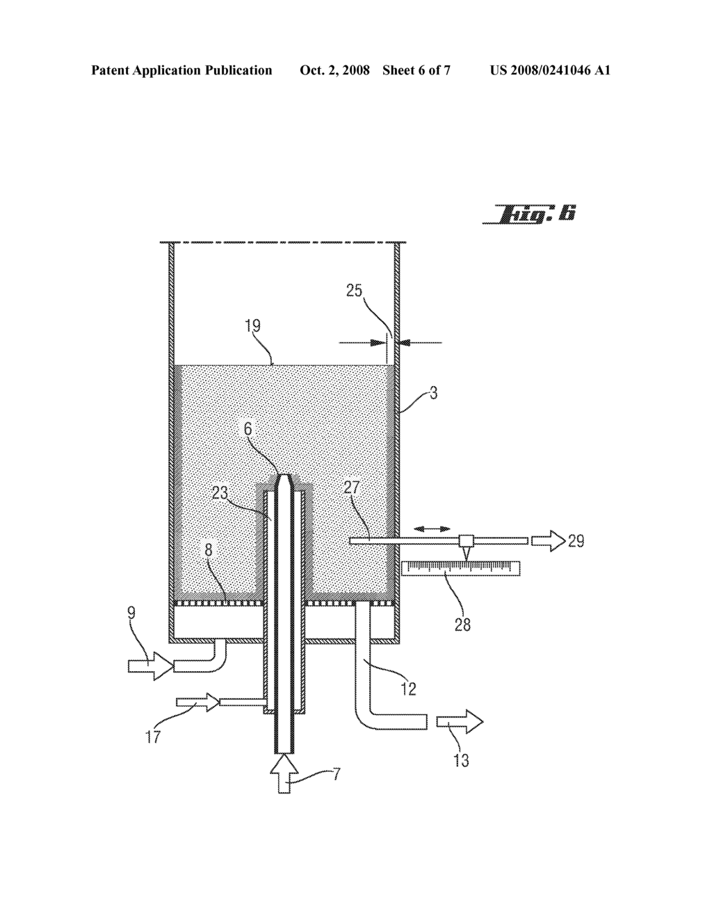 Method and Device for Producing Granulated Polycrystalline Silicon in a Fluidized Bed Reactor - diagram, schematic, and image 07