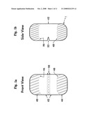 Pharmaceutical Tablets Having a Separation Mark Positioned on the Side of Said Tablets diagram and image