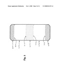 Pharmaceutical Tablets Having a Separation Mark Positioned on the Side of Said Tablets diagram and image