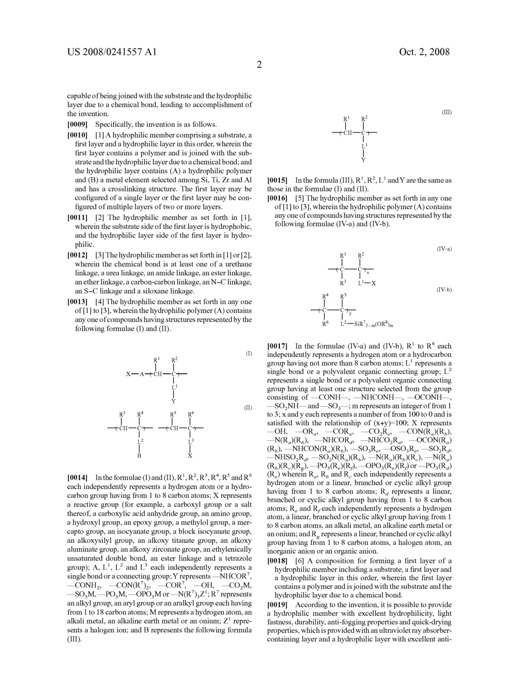 HYDROPHILIC MEMBER AND UNDERCOATING COMPOSITION - diagram, schematic, and image 03