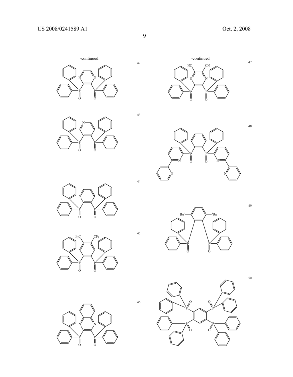 ORGANIC ELECTROLUMINESCENT DEVICE - diagram, schematic, and image 10