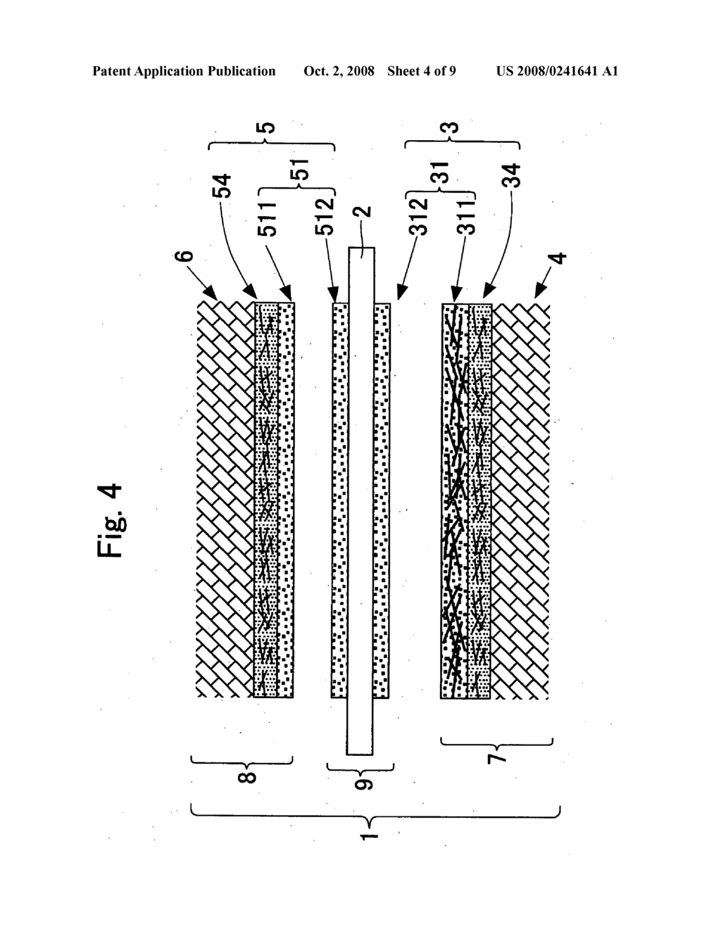 Membrane electrode assembly for fuel cell and process for manufacturing the same - diagram, schematic, and image 05