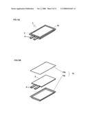 Packaging material for flat electrochemical cell diagram and image